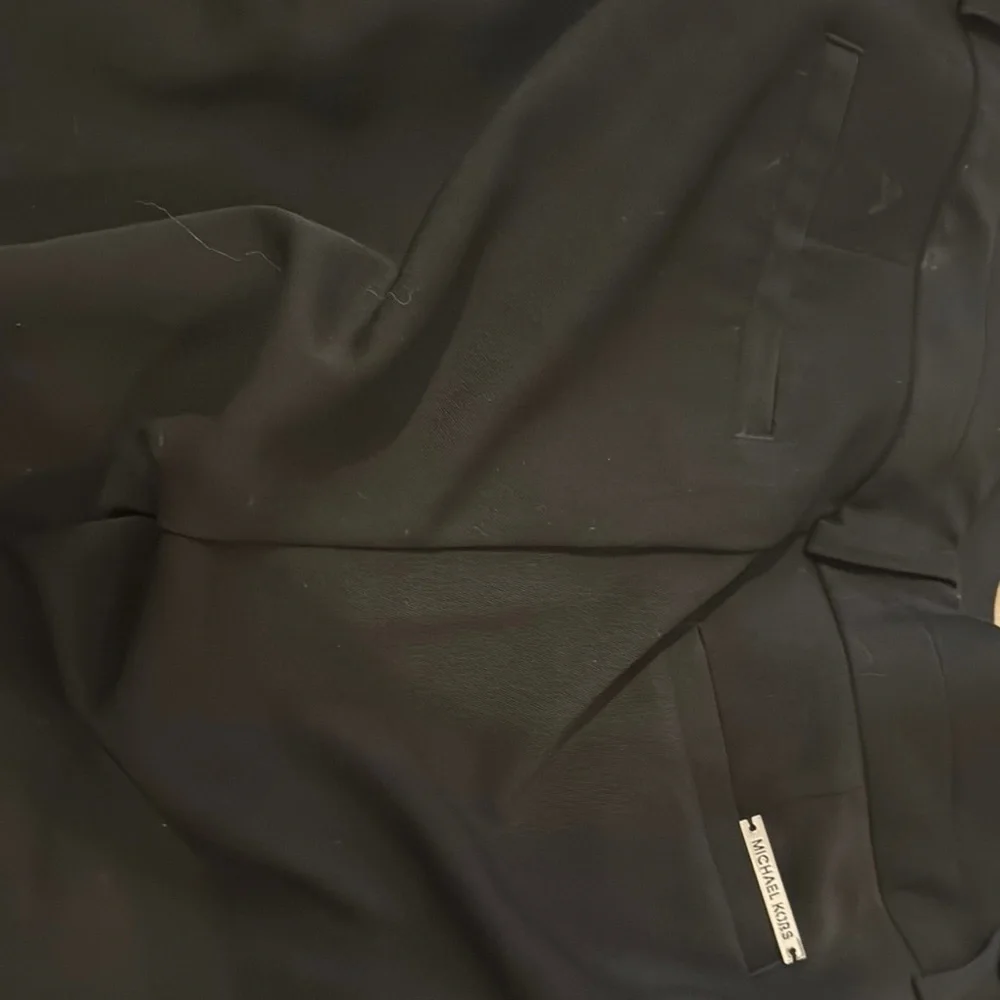 Michael Kors Black Trousers with Streamlined Fit - Picture 6 of 6